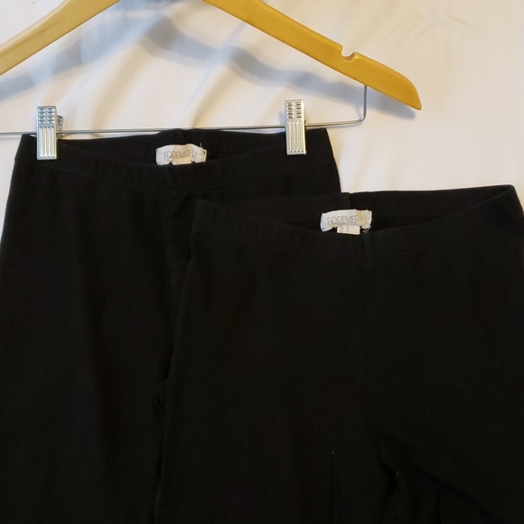 ** 2 for $12 ** Forever 21 - Black Leggings - Picture 3 of 4